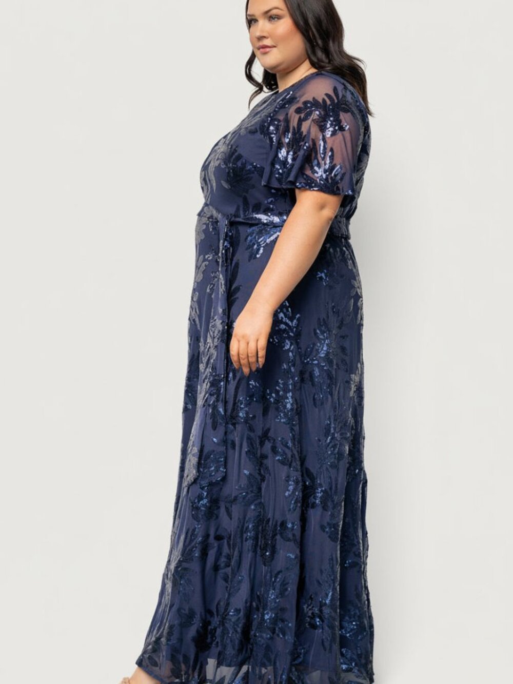 Baltic Born Muse Sequin Maxi Dress | Navy Size XLXL - Picture 5 of 5
